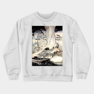 The Questing Beast - Arthur Rackham Crewneck Sweatshirt